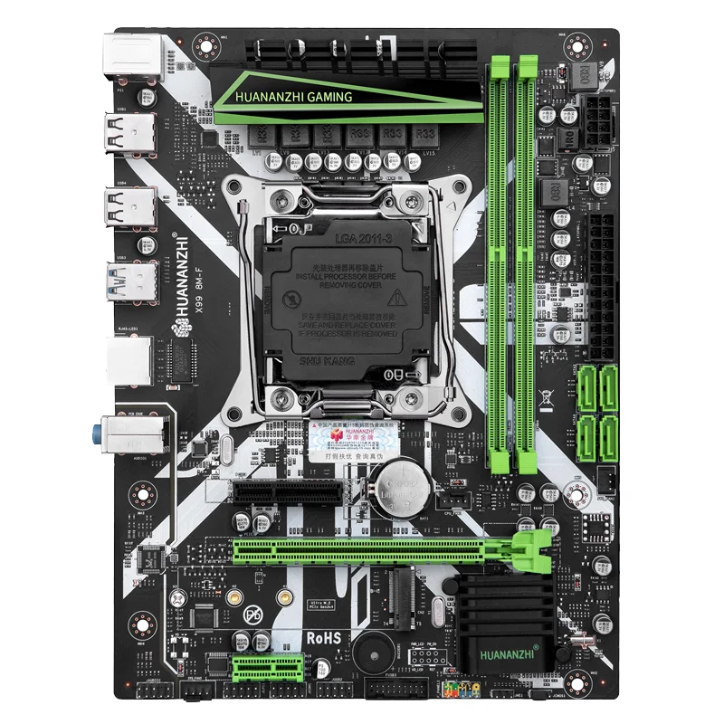 Материнская плата HUANANZHI X99 LGA2011 3 USB3.0 NVME M.2 SSD Поддержка DDR4 REG ECC память и процессор Xeon