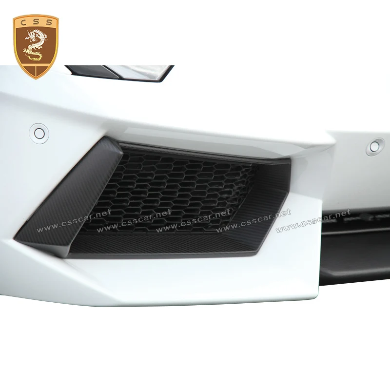 Для Lamborghini AVENTADOR LP700 720 750 2011-15 настоящие автомобильные тюнинговые комплекты из углеродного волокна, Передняя Задняя крышка на вентиляционное отверстие, автомобильные аксессуары