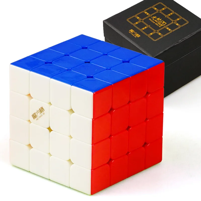 QiYi wuque mini 4x4x4 Магнитный магический куб mofangge wuque mini 4x4 M cubo magico Профессиональный qiyi головоломка игрушка для мальчиков заказать кубика Рубика головоломка рубик магнитный кубик рубик Кубик