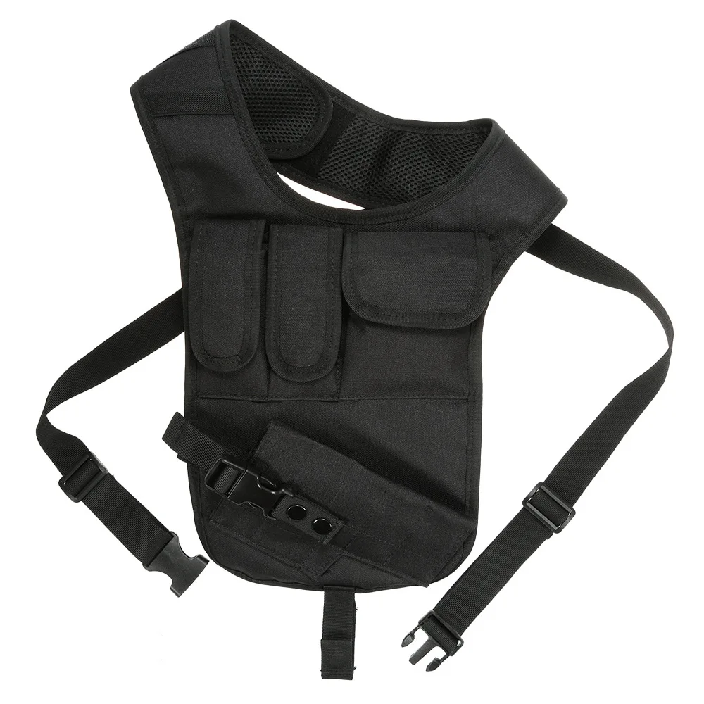Concealed Carry Holster Multifunctional Tactical Storage Men's Left Right Nylon Shoulder Bag Anti-Theft Hunting Chest Bag