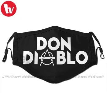 

Don Diablo Mouth Face Mask Don Diablo Facial Mask Kawai Funny with 2 Filters for Adult