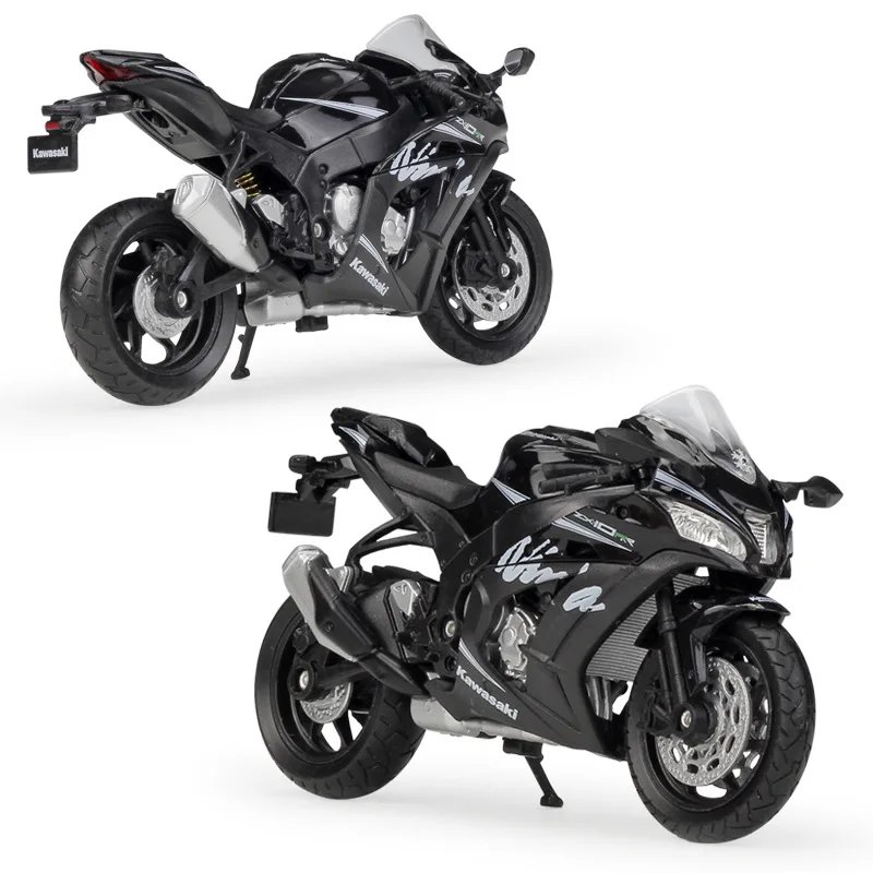 WELLY 1:18 2017 ниндзя ZX10 RR сплав под давлением модель мотоцикла игрушки для детей в