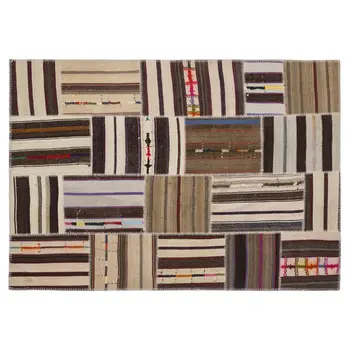 

Handmade Multicolor Vintage Patchwork Rug Area Rug 160x230 Cm-5'3''X7'7''