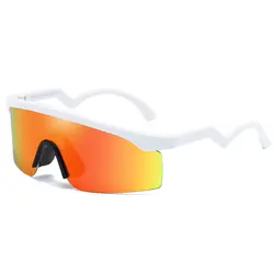 Уличные спортивные ветрозащитные Солнцезащитные очки Мужские зеркальные отражающие женские солнцезащитные очки мужские солнцезащитные