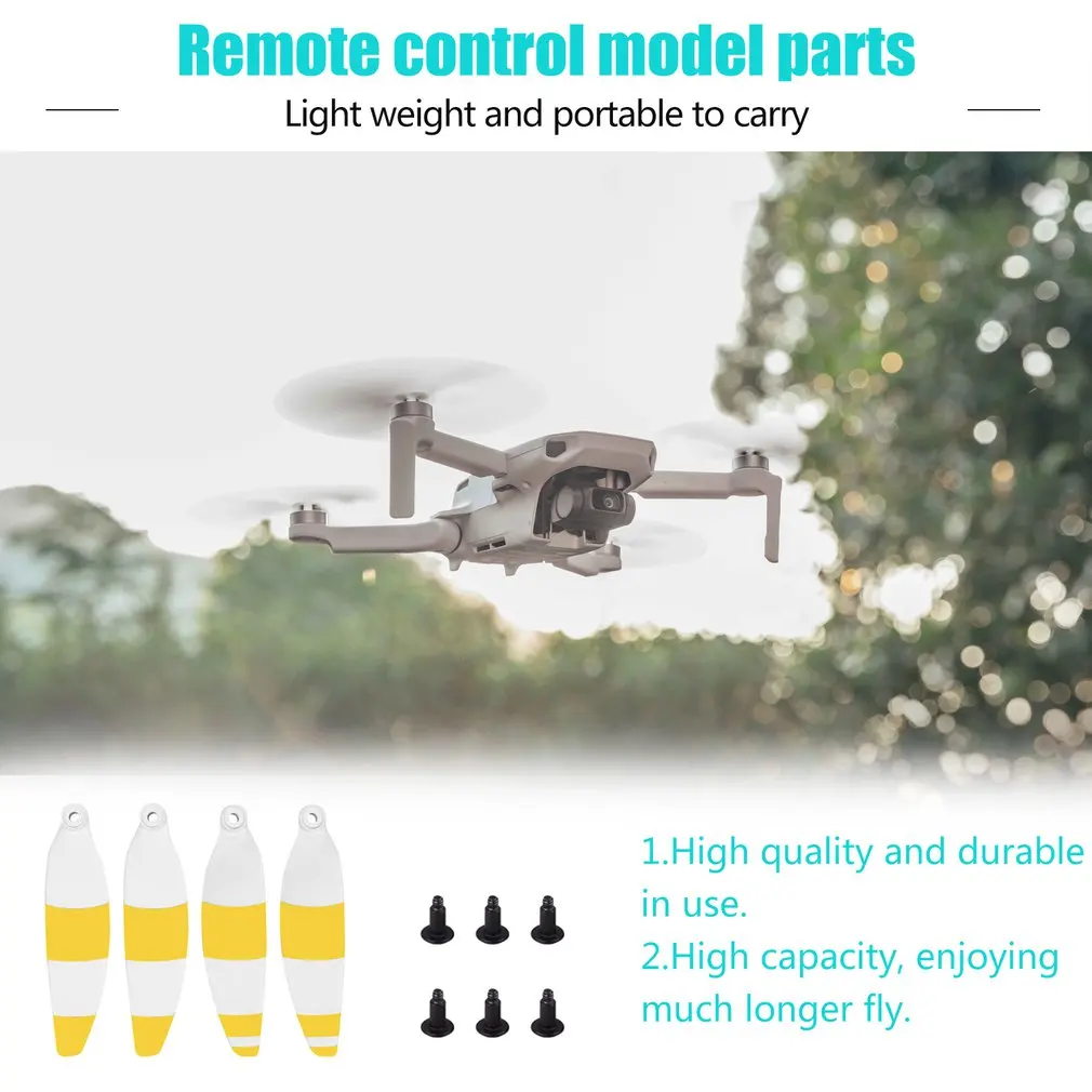 Мини пропеллеры 4726f для Dji Mavic мини-Дрон тише полета белый и красный складной низкий уровень шума пропеллеры