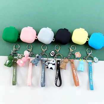 

Cute Panda Rabbit Cover for Samsung Galaxy Buds Live 2020 Case Wireless Bluetooth Earphone Shockproof Silicon Case Headphone Box