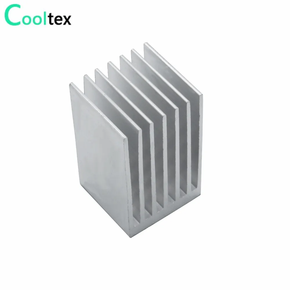 Alumínio do Dissipador de Calor do Radiador do Dissipador de Calor para Chip Eletrônico ic Mos com Fita Condutora Térmica 30 Pcs 20x20.5x35 Milímetros de - Imagem 4