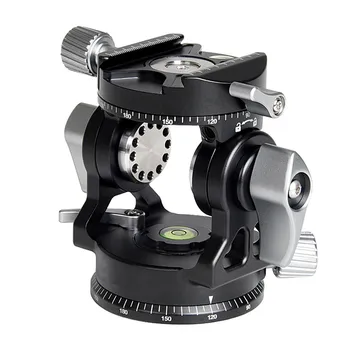 

Low-Profile Pan/Tilt Head for Buddiesman VH-3 Bird Shooting Super Telephoto Cannon Lens Support Gimbal With 3/8 mounting Screws