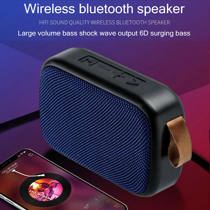 Bluetooth Speaker Radio-Player Audio-Support-16gb Mini Subwoofer Small Outdoor Sports