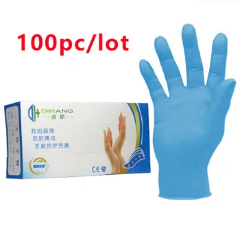 

100pcs/lot Disposible Protection Gloves Latex Nitrile Rubber Household Cleaning Experiment Catering Universal Hand Gloves