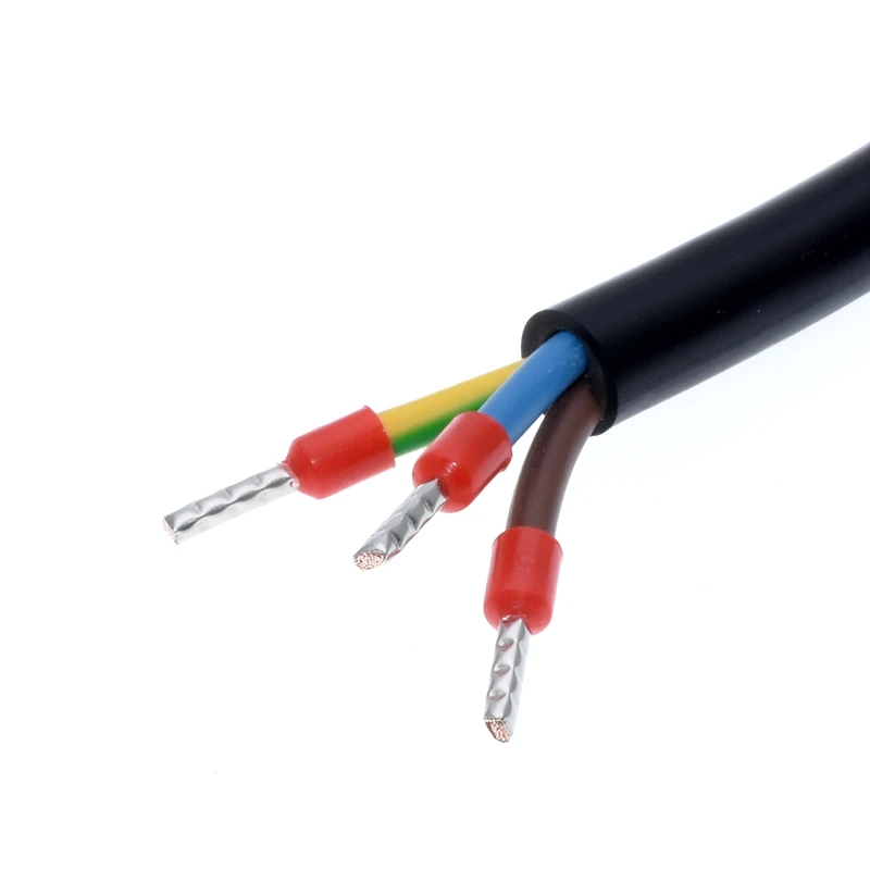 França Socket, h05VV-F calibre 1.5mm, 16 Amps, 30cm