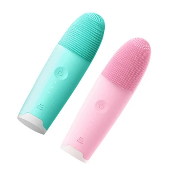 

Electric Facial Cleanser Vibration Pore Cleaning Silicone Cleaning Brush Massager Facial Vibration Skin Care Spa