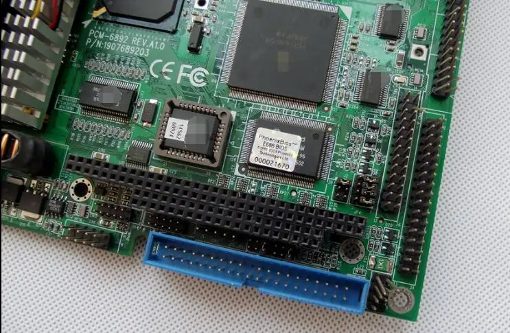 ОК оригинальная материнская плата без вентилятора PCM-6892 A1.0 5,2" Промышленная материнская плата PC/104 SBC PCI слот PC104 с процессор ОЗУ