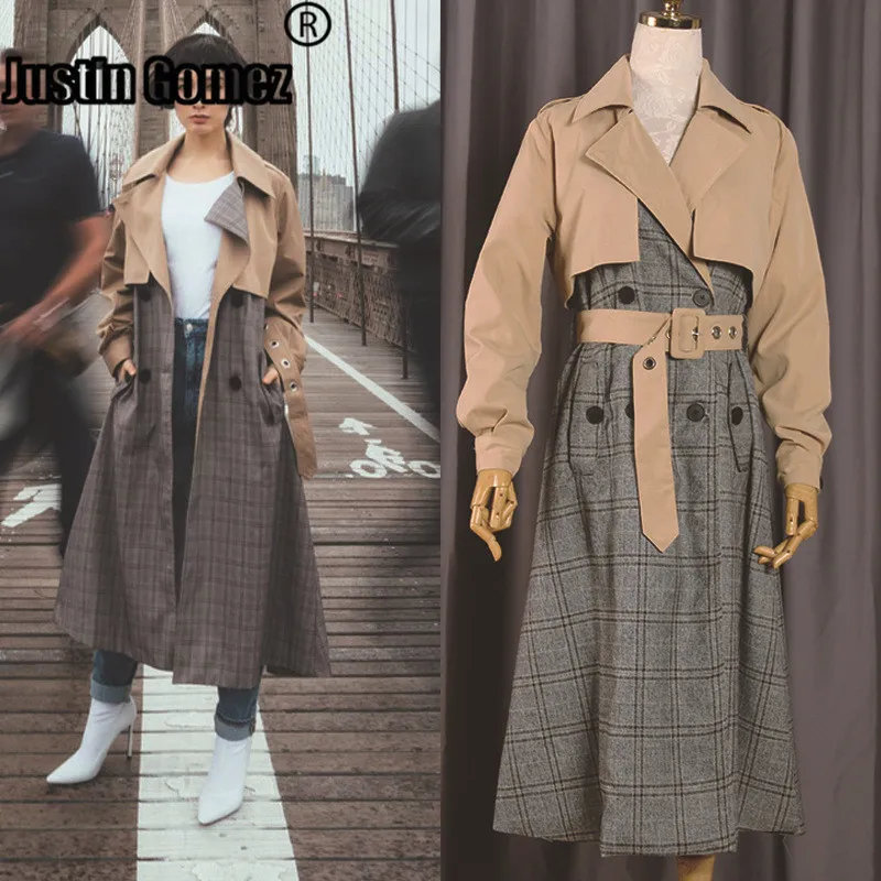 

Fashion Women Comfortable Long Coat Windbreaker New Arrival High Quality OL Style Outerwear Thick Holiday Outdoor Trend Coats