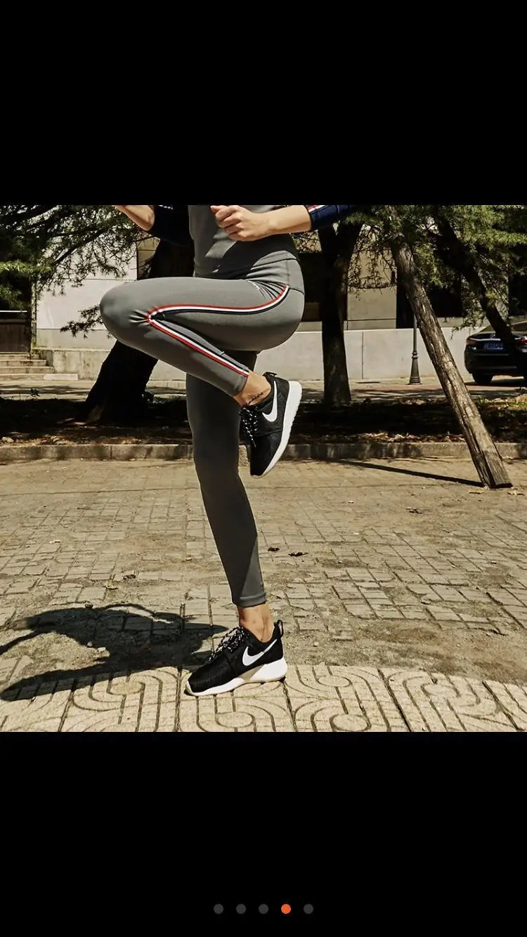 Спортивные женские штаны для бега, тянущиеся спортивные быстросохнущие дышащие штаны для фитнеса, весенние и осенние женские штаны