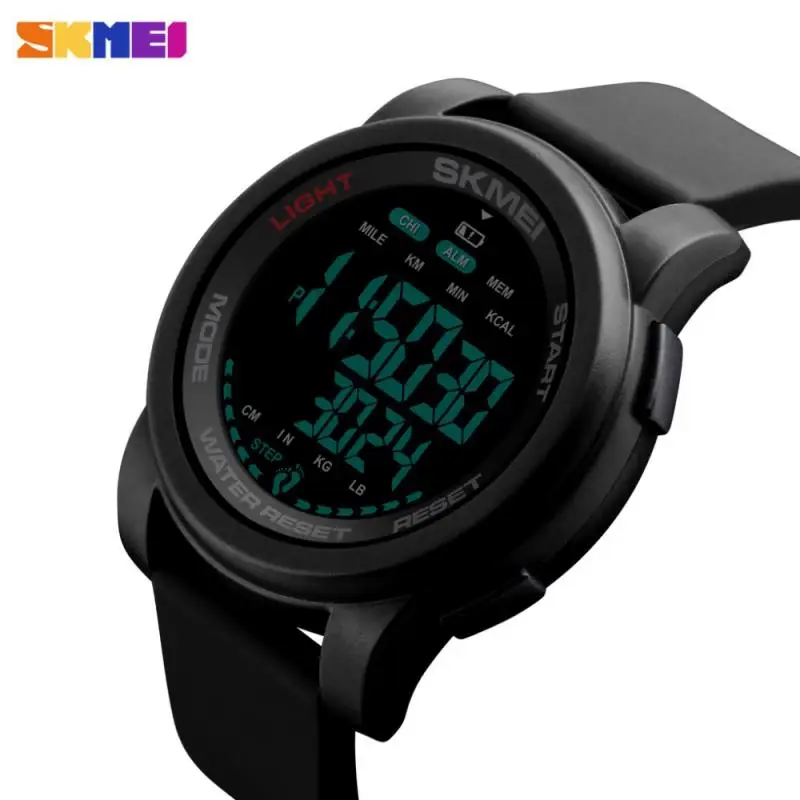 

SKMEI Sport Men Digital Watch 5Bar Waterproof Alarm Week Display Watch For Men Silicone Strap Fashion Watches Relogio Masculino