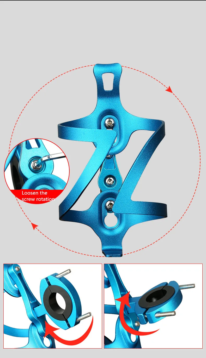 Велосипедная бутылочная клетка держатель кружки для велосипеда из алюминиевого сплава цельный горный велосипед держатель для стакана воды аксессуары для верховой езды односторонние