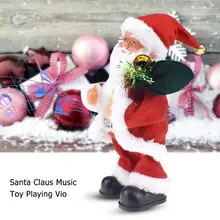Санта-Клаус, электрическая музыкальная игрушка, детская игрушка с лосем и санями, забавная пластиковая Новинка и оригинальность, музыкальная шкатулка, универсальный автомобиль, Рождественский Декор