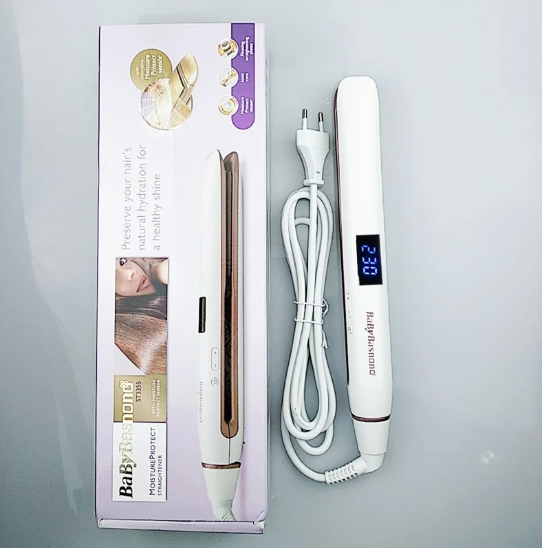 White-Pro Plus-Box Новая концепция выпрямитель для волос, утюжок для керамического выпрямления, гофрированный утюжок для завивки волос, инструменты для укладки волос - Цвет: White-Pro Plus-Box