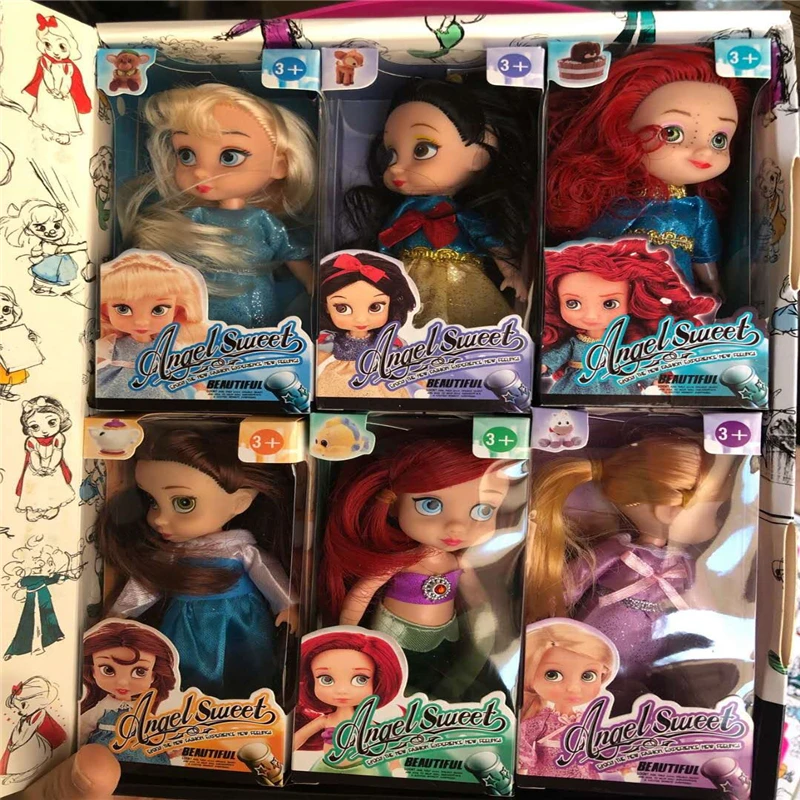 Кукла Холодное сердце Disney сказочная принцесса 6 шт./компл. Белоснежка маленькая