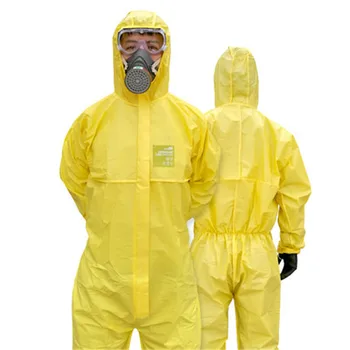 

Protective Suit Jumpsuit Hazmat Reusable Chemical Protection Work Clothes Biochemical Clothing