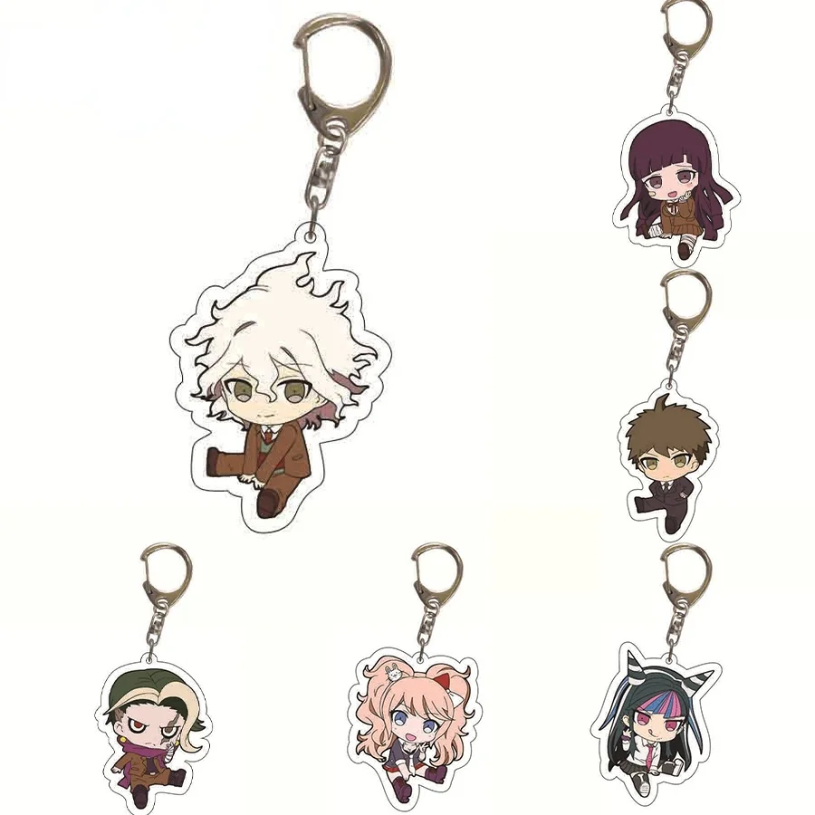 Аниме брелки Dangan Ronpa Danganronpa V2 брелок аксессуары Подвеска Монокума черный и белый
