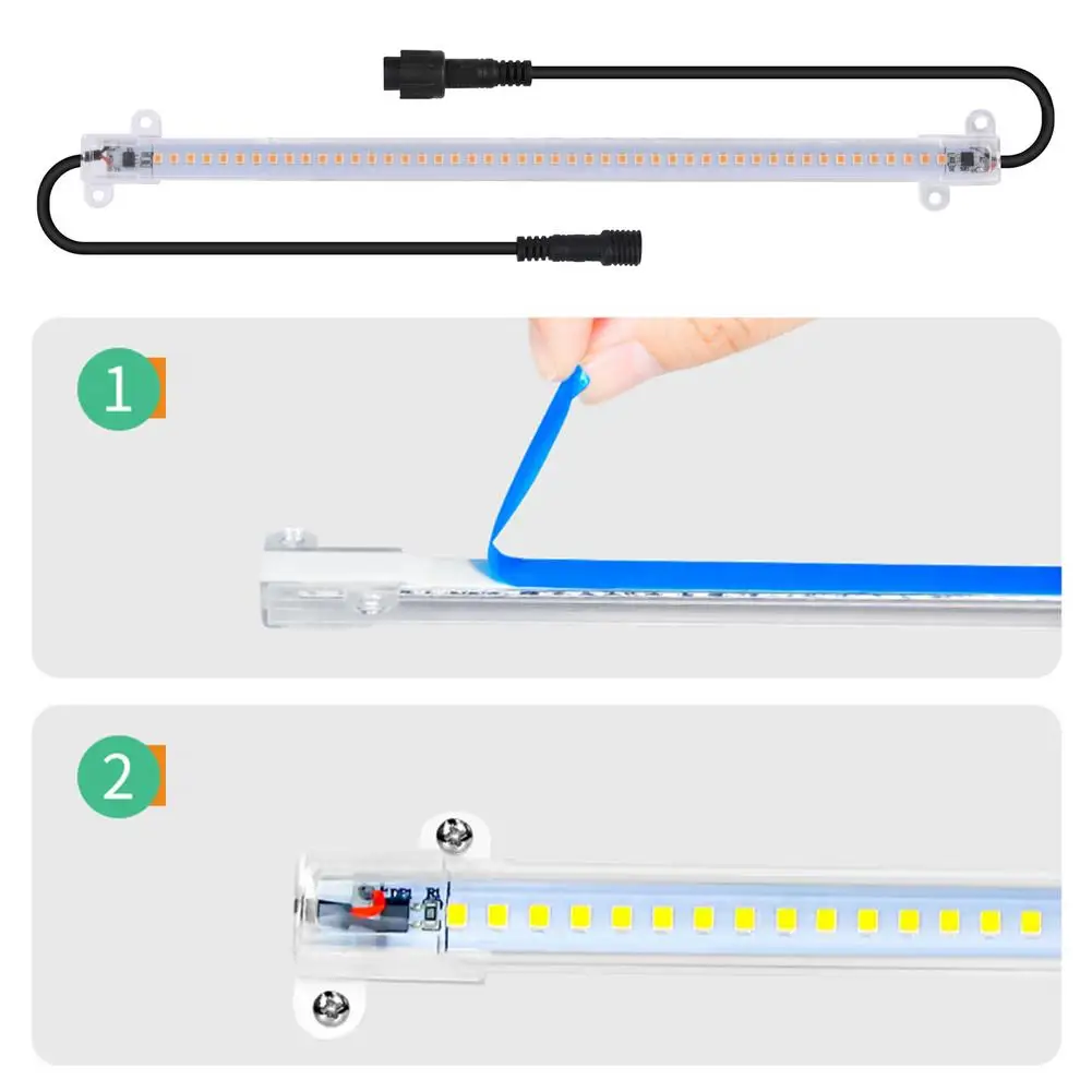 Plant Lights Growth Lamps Indoor Full Spectrum Led Grow Light Strip Connect In SeriesMax 12 LED Plant Lamp For Gardening Succul