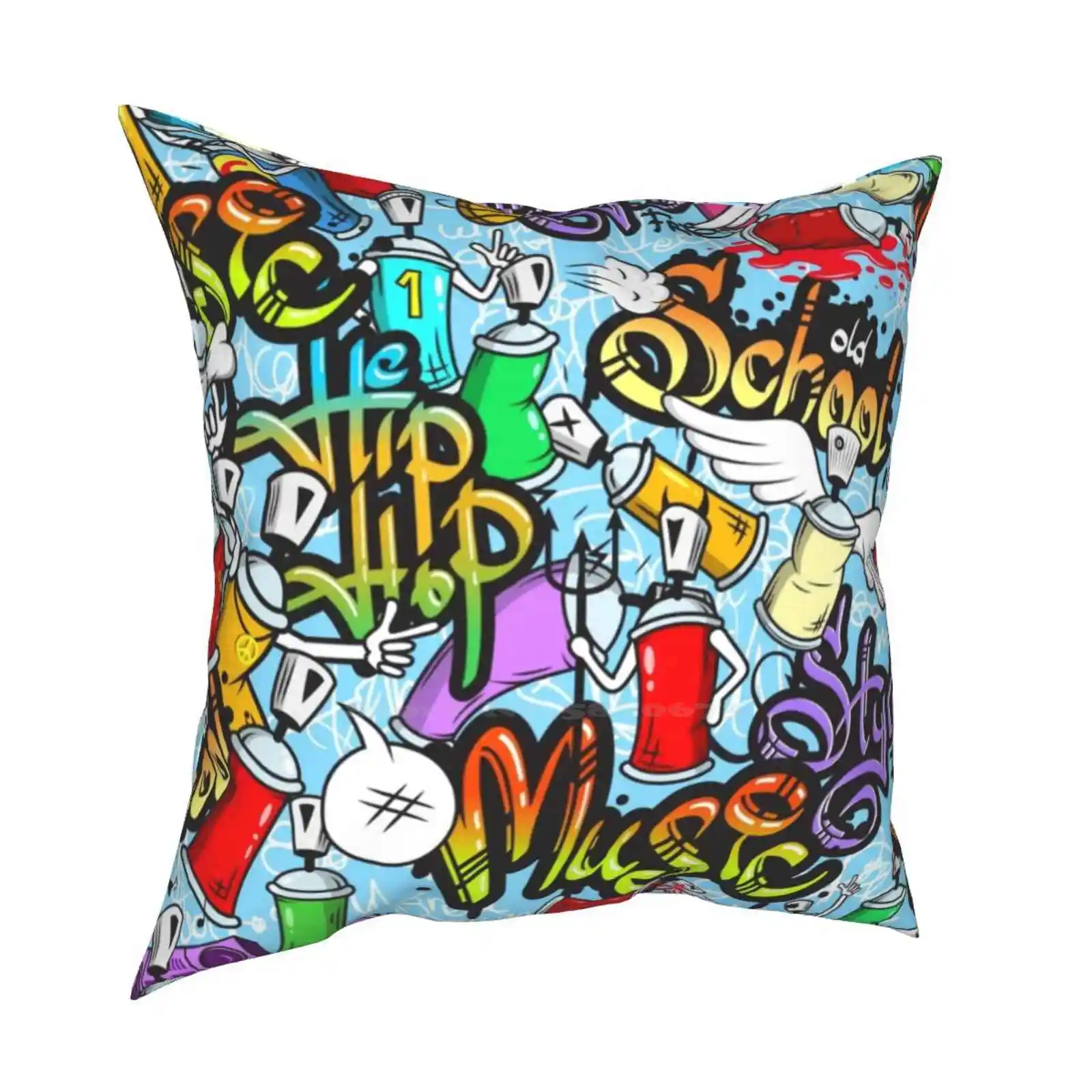 Graffiti Funny Cute Decor Square Federa Rap Teen Easter Subculture Rapper Missy Ill Dis Posse Crunk Disco Popping Scat Unit