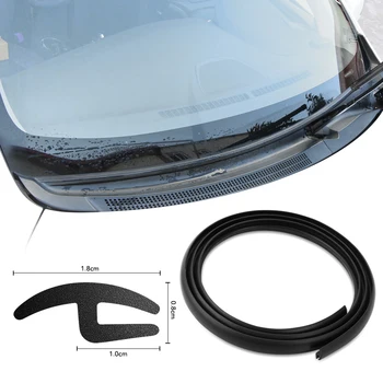 

1.7m Car Aging Strips Front Windshield Panel Decoration Sealing Strip Trim Molding Rubber Strips Car Protection Accessory