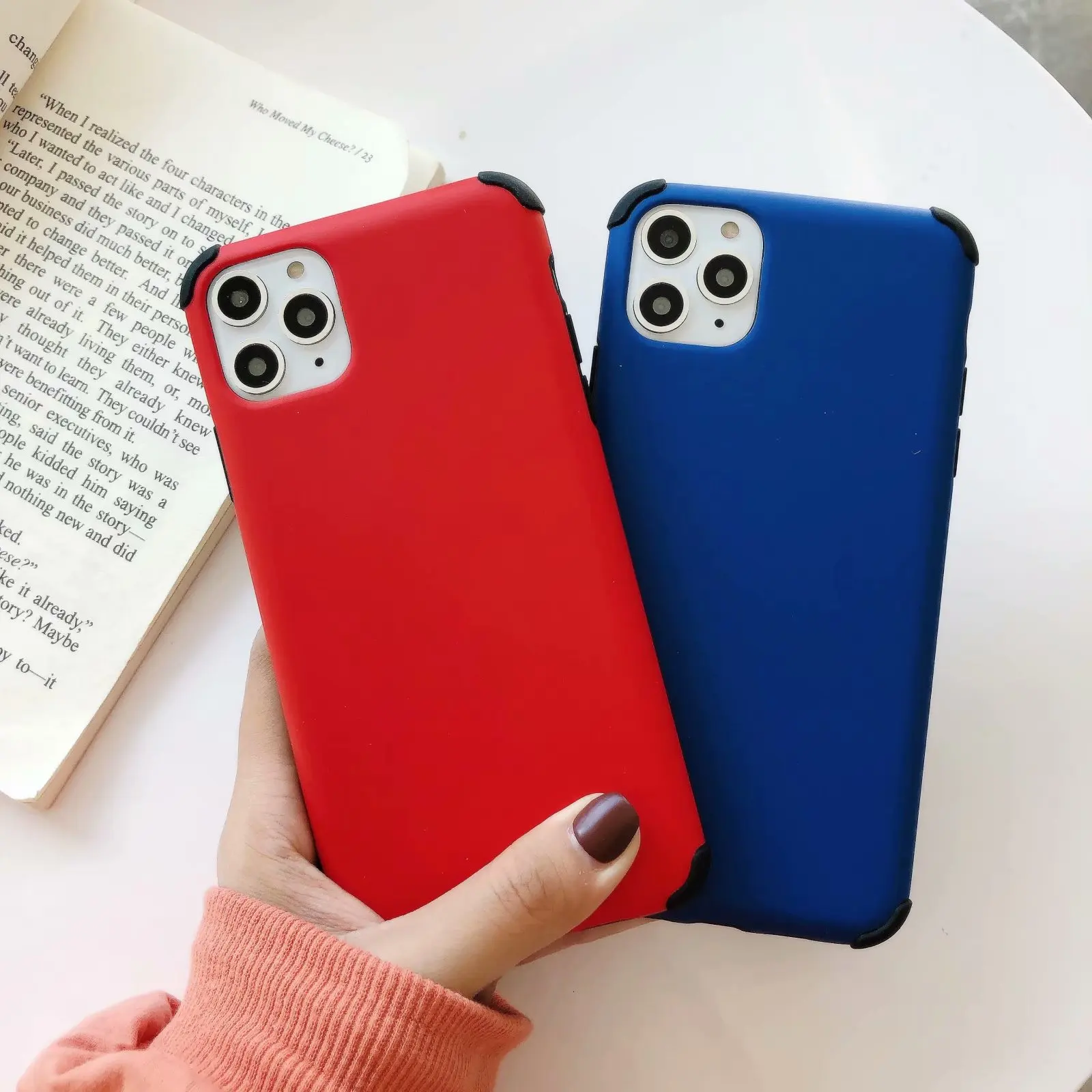 Candy Color phone case For iPhone XR X XS 11 Pro MAX 6 6s 7 8 PLUS Four-corner Airbag shockproof edge IMD cover coque |