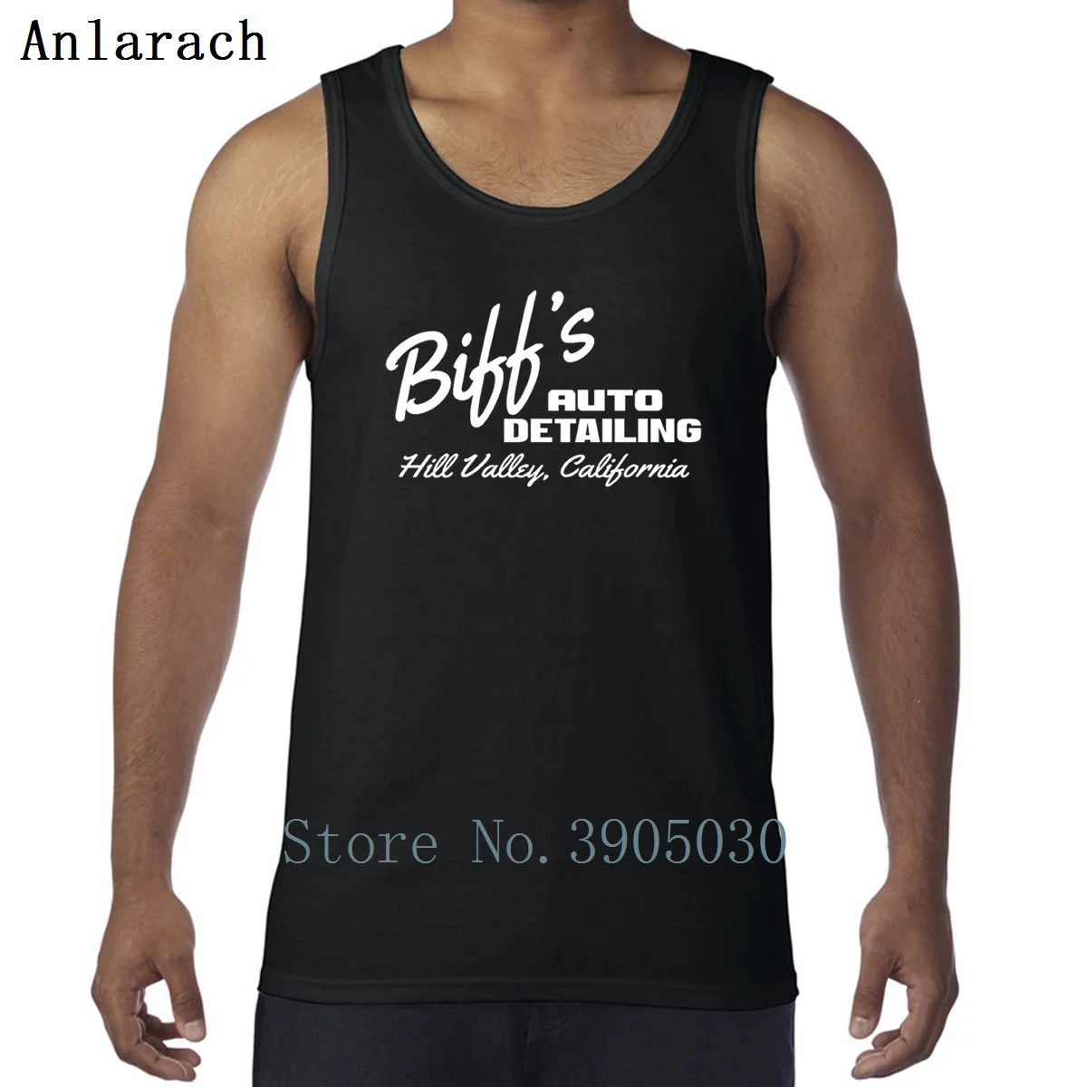 Шмяк Авто Детализация Назад в будущее жилет Мышцы Высокое качество Стандартный Индивидуальные Майки Мужская Нижняя Майка здание лето