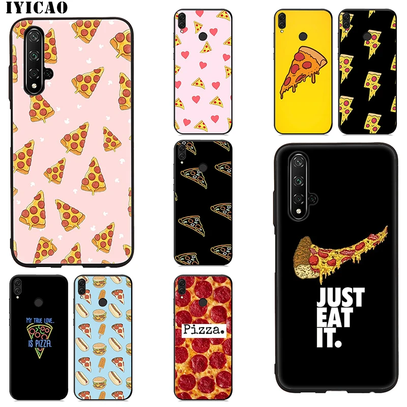 IYICAO Pizza Cute Funny Art Soft Case for Huawei Mate 30 20 10 Lite Pro Y9 Y7 Y6 Prime 2018 2019 Nova 3i 2i 5i 4 2 |