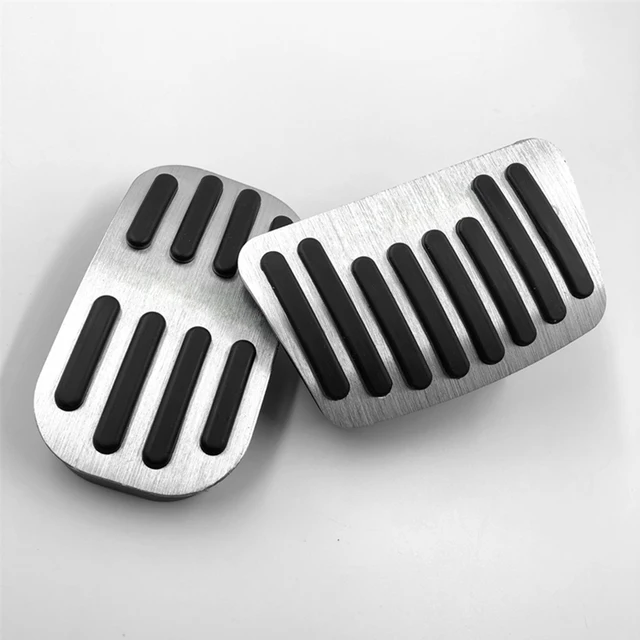 Car Parts Car Fuel Foot Pedal Brake Pedal Cover For Toyota Corolla 2019 2020 Aluminum Alloy Car Accessories Silver 2 pieces