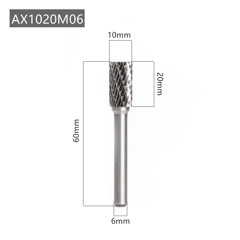 Description Picture 5 of itemAX Type Head Tungsten Carbide Alloy Rotary File Drill Milling Burr Die Grinder Abrasive Tools Carving Bit Point