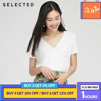 

SELECTED Women's Regular Slim Fit V-neckline Short-Slveeded T-shirt S|420201560