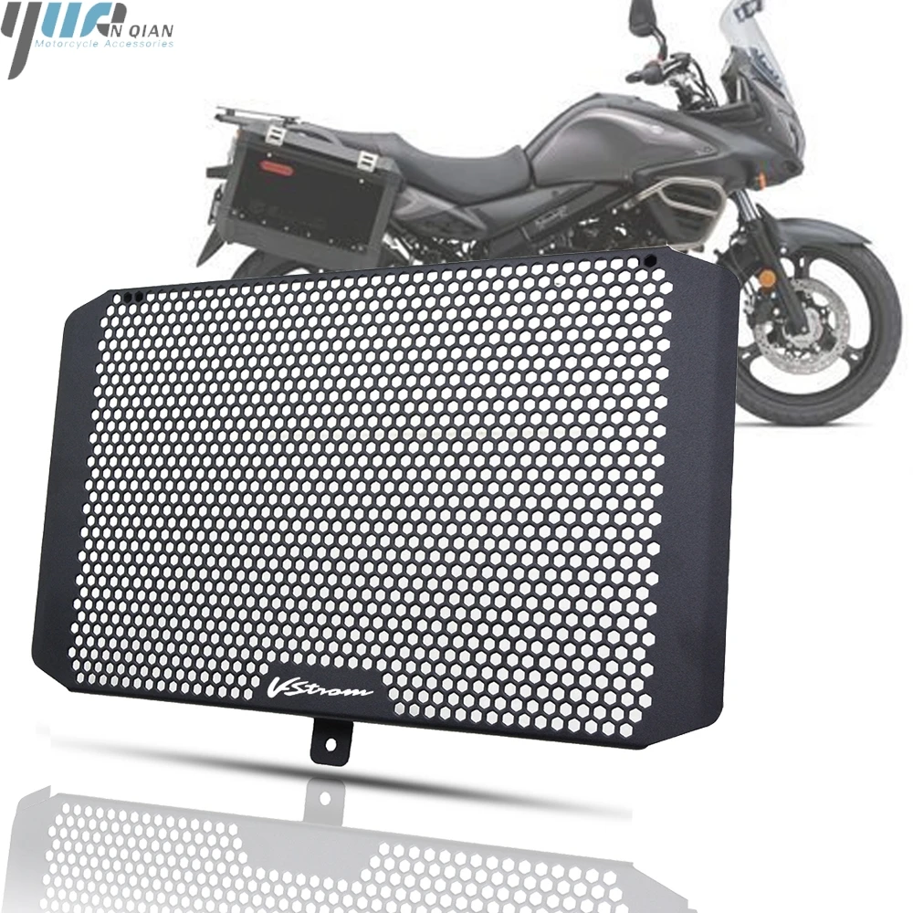 

NEW Style Motorcycle Accessories CNC Aluminum Radiator Guard Protector Grille Grill Cover For Suzuki V-Strom 650 XT 2017-2019