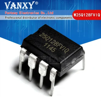 

2PCS W25Q128FVIQ DIP-8 DIP 25Q128FVIQ DIP8 16MB inline 8 pin flash
