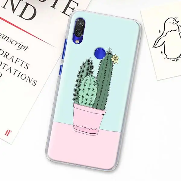 Милые чехлы для телефонов с изображением кактуса в горшках для Redmi 7 7A 8A K20 Pro 6 6A 5 Plus Redmi Note 5 6 7 8 Pro 8T S2 GO - Цвет: H08