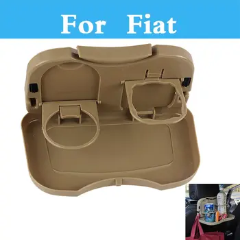 

New Double Car Cup Holder Drinks Holders Car Accessories For Fiat 500 500x 600 Bravo Linea Croma Albea Barchetta Auto Interior