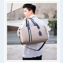 Сумка для путешествий для мужчин и женщин упаковка кубиков переноска на ночь вещевой мешок выходные корейские деловые сумки