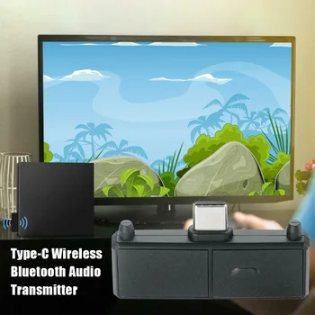 

Type-C Wireless Bluetooth Audio Transmitter Adapter Portable for Game Console @M23