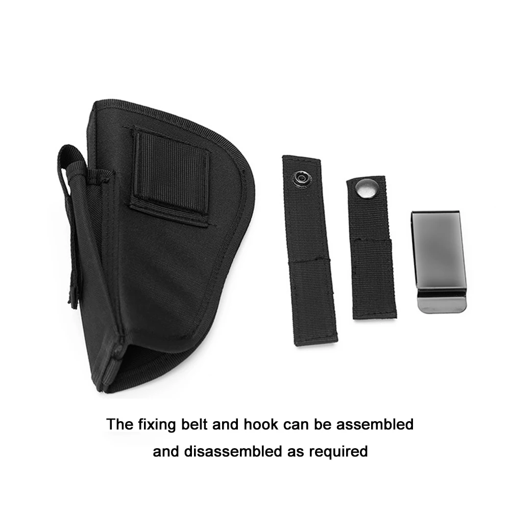 Left Right Hand Gun Holster Bag Case For Golck Beretta Sig Hk Usp Concealed Holster Belt Metal Clip Adjustble Universal Holsters