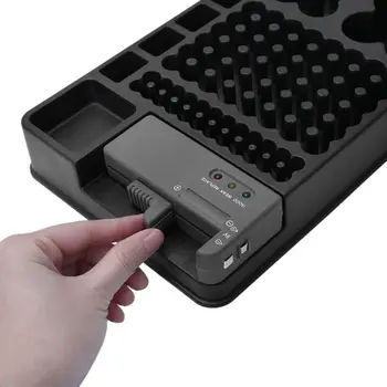 

Battery Tester AA AAA 9V C-Sized D-Sized Batteries Holder Protective Box Case