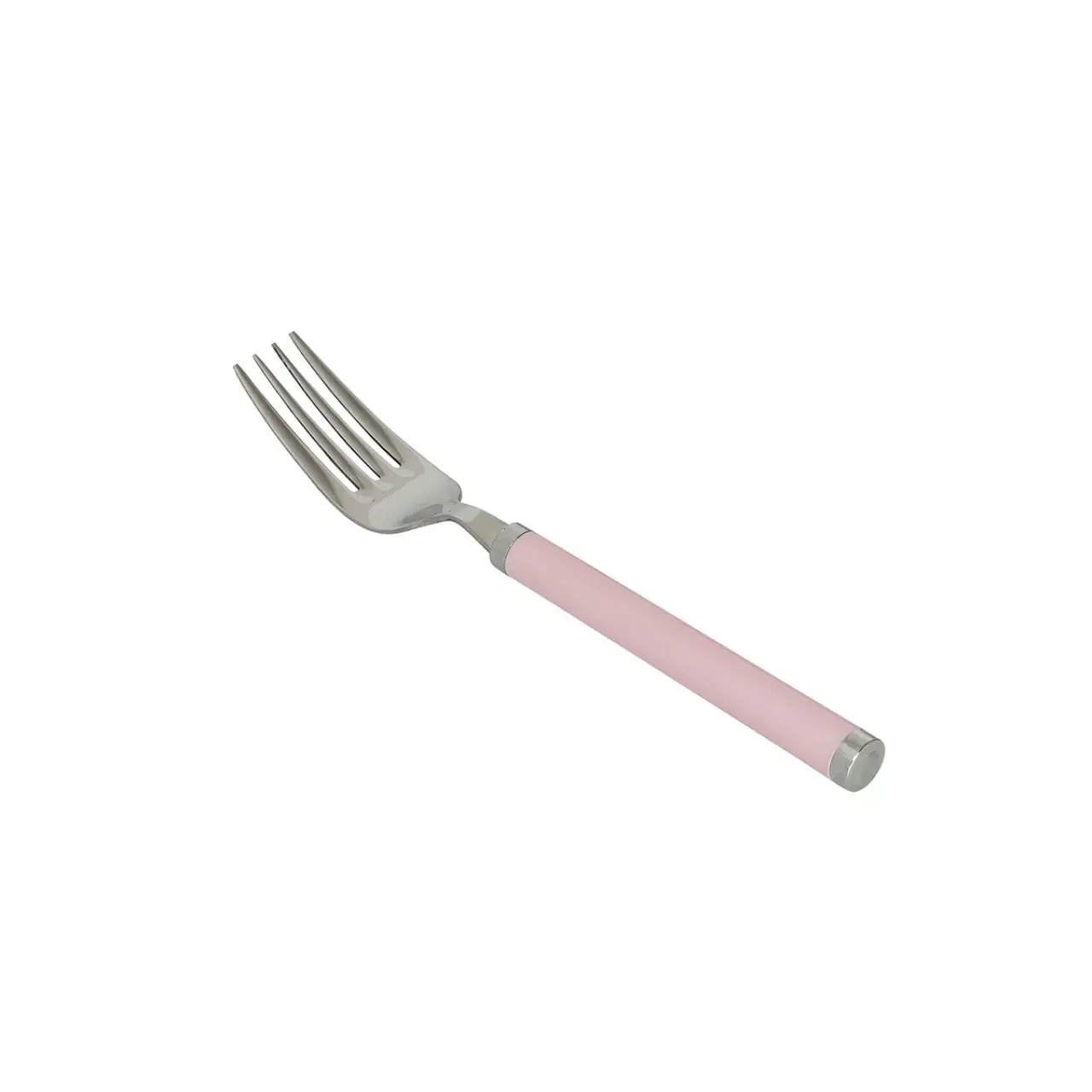 

Of Soft Pink Straight Shank Dessert Fork