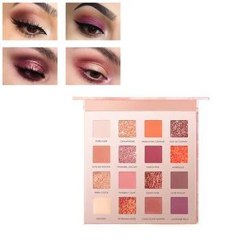 

16 Color Sunrise Eye Shadow Palette Glitter Matte Pigment Eyeshadow Palette