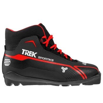 

Ski boots TREK Sportiks SNS IR, black color, logo red