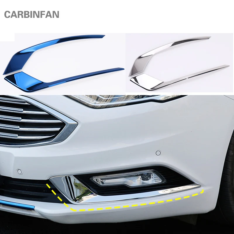 Передний противотуманный светильник из нержавеющей стали для Ford Mondeo / Fusion 2017 2018 2