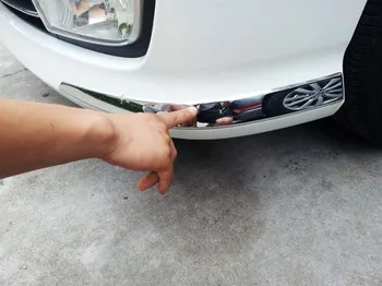 

4Pcs/Set Car Front Rear Body Corner Lip Bumper Side Guard Protector ABS Chrome Anti-scratch Stickers For Honda Elysion 2012-2016