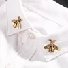 i-Remiel Fashion Retro Creative Bee Brooches Suit Wedding Brides Men's and Women's Shirt Collar Pin Accessories for Women 1 PCS ► Photo 3/6