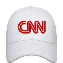 Cnn-логотип-унисекс Повседневная бейсбольная шляпа Спортивная Регулируемая шляпа с ремешком сзади